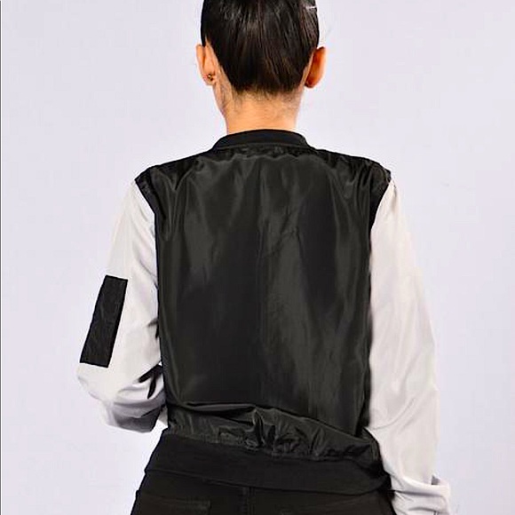 LIGHTWEIGHT COLORBLOCK BOMBER - Picture 12 of 12